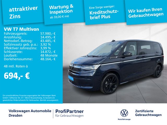 Volkswagen T7 Multivan Style NAV IQ-LED ACC STH AHZV LEDER