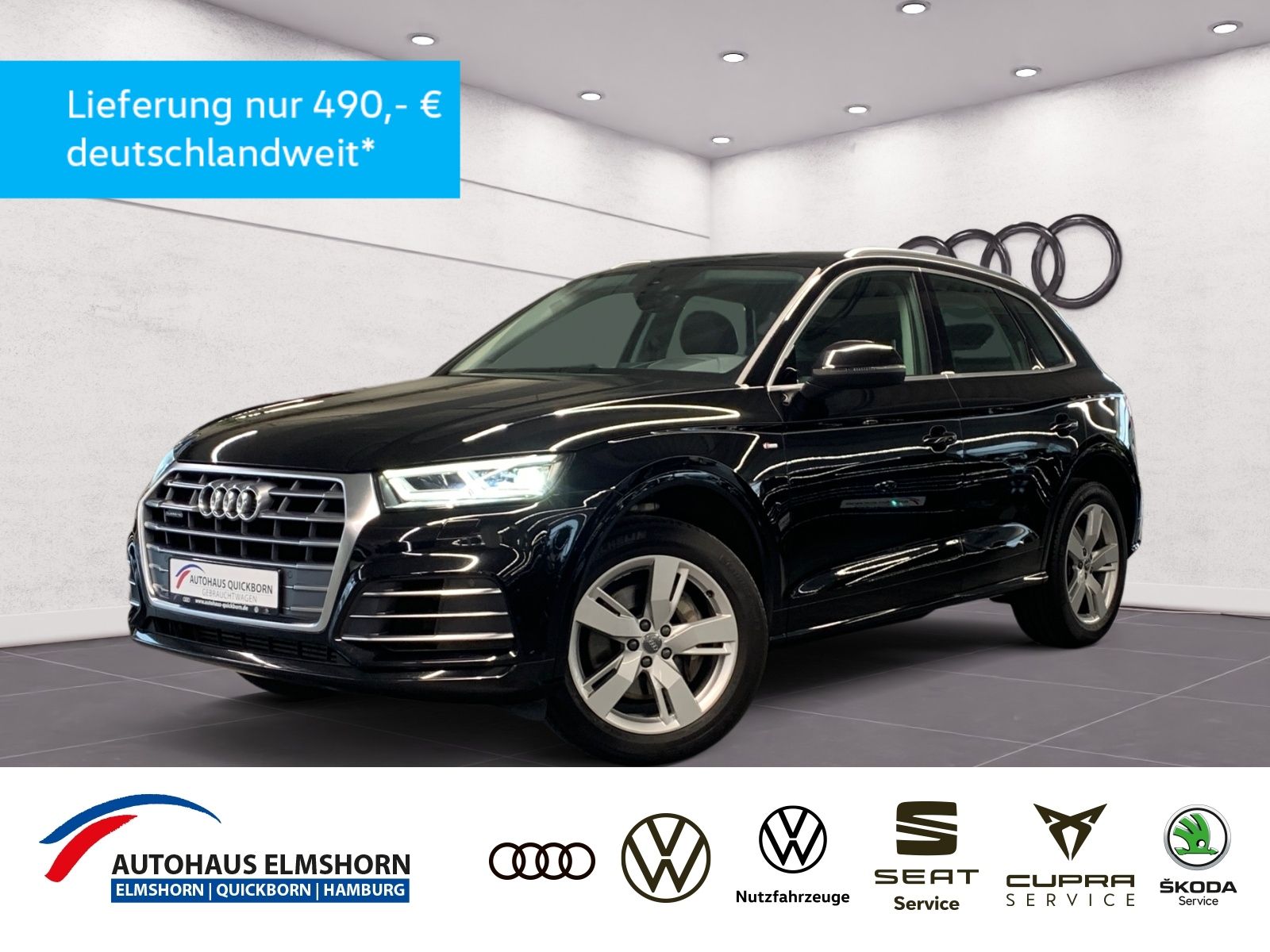 Audi Q5 50 TDI quattro S line AHK B&O HUD NAVI KAMERA