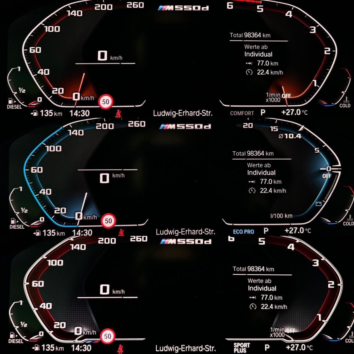 Fahrzeugabbildung BMW M550d xD NightVision 360°HUD DisplayKey Komfort