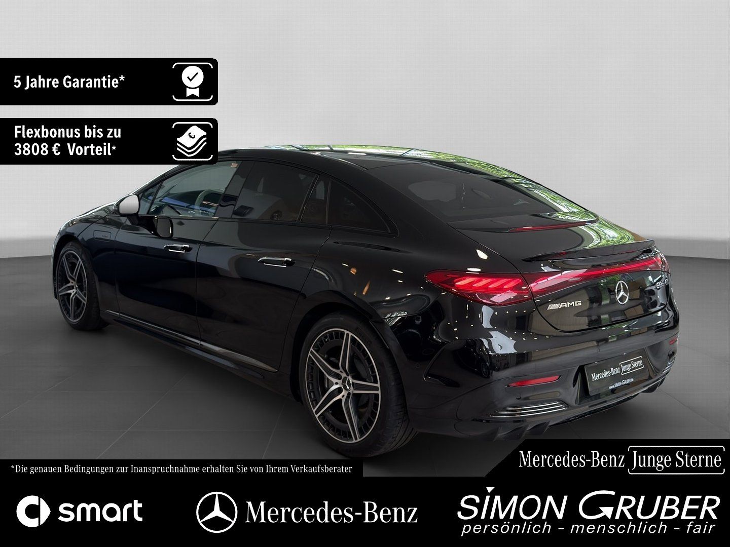 Fahrzeugabbildung Mercedes-Benz EQE 43 4M AMG Massage Sitzklima Pano AHK Mod 25