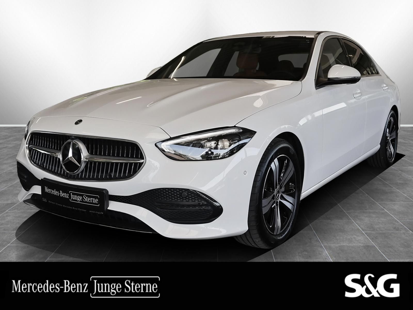 MERCEDES-BENZ C 180 LEDER BRAUN+DISTRO+MEMORY+CARPLAY+LED+17"