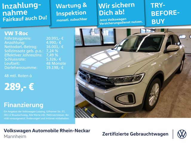 Volkswagen T-Roc 1.0 TSI Life ACC AHK LED uvm