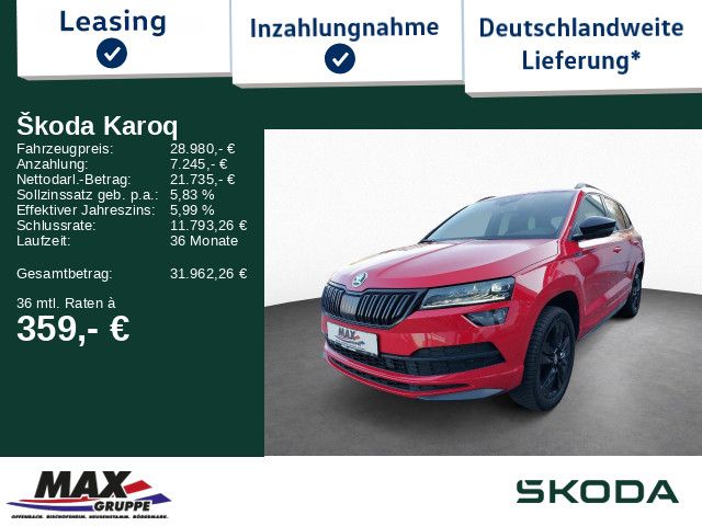 Karoq 1.5 TSI 110 KW Sportline KAM*AHK*NAVI*LED