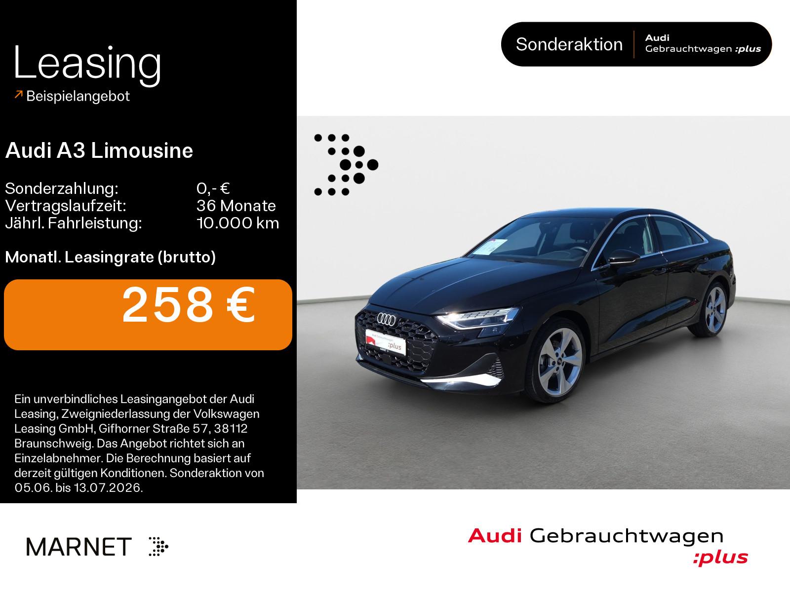 Audi A3 Limousine advanced 35 TDI*LED*Einparkhilfe*Na