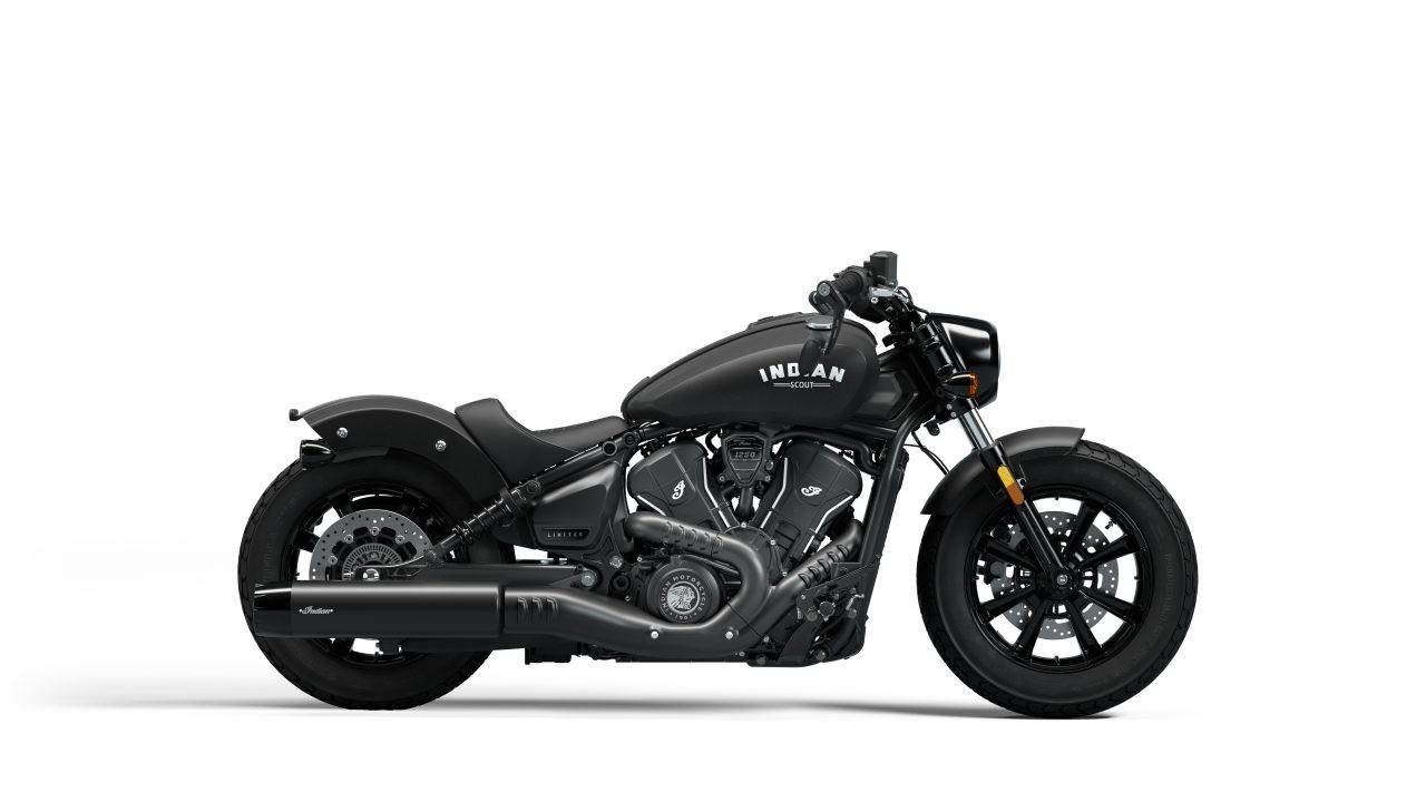 Indian Scout Bobber Ltd + Tech 1250 Black Smoke - 2025