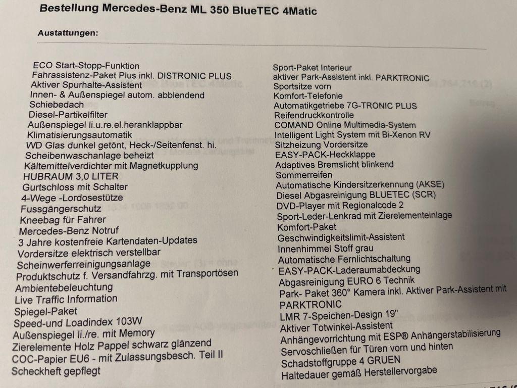 Mercedes-Benz ML 350 BlueTEC 4MATIC -