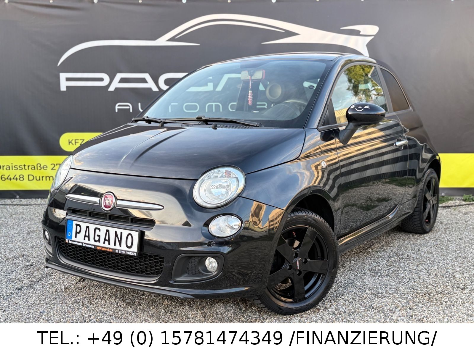 Fiat 500 in Schwarz bei Pagano Automobile Bild 1 von 1