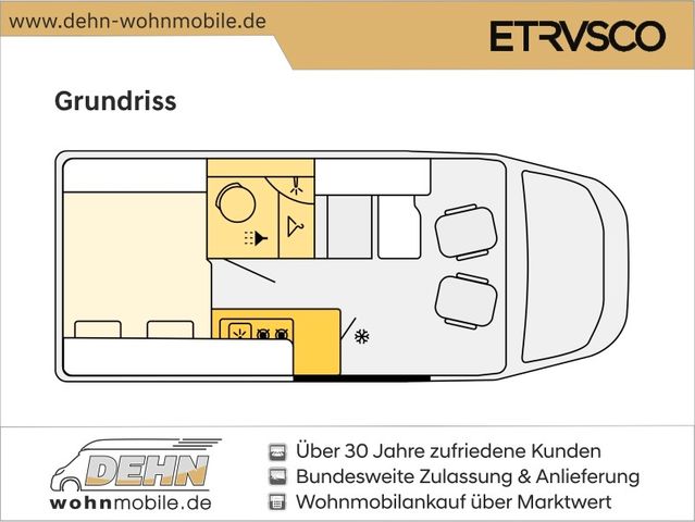 Etrusco CV 600 DB Complete S. Markise Multimedia Dieselh