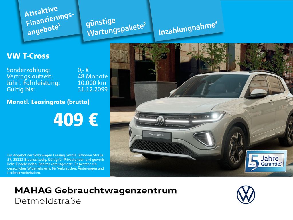 T-Cross 1.5 TSI R-Line Navi IQ.LIGHT DigCockpitP