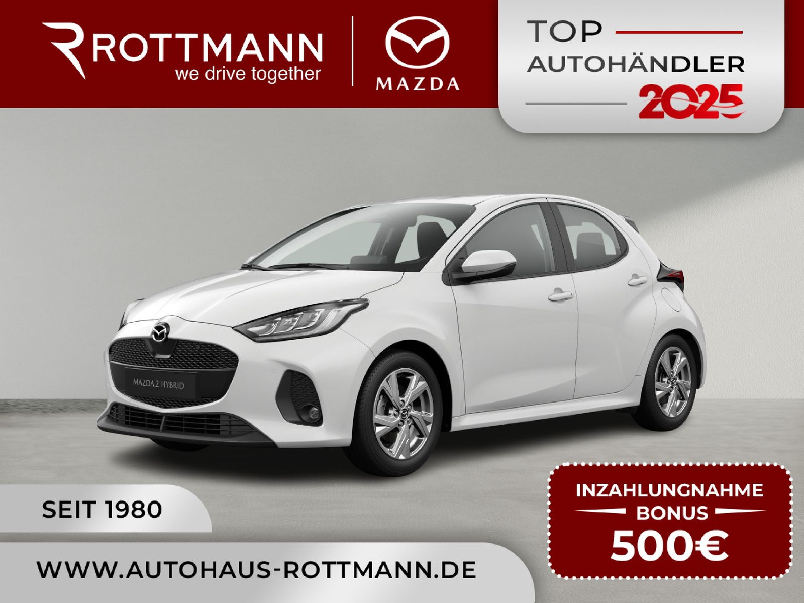 Mazda 2 Hybrid 2026 1.5L VVT-i Aut. EXCLUSIVE-Line