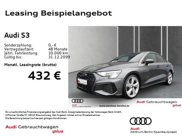 Audi Leasingangebot: Audi S3 Lim. *MATRIX*B&O*Opt.-Schwarz+*Virt.C+*NAV+*