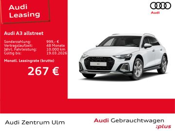 Audi Leasingangebot: Audi A3 allstreet 35 TFSI AHK HuD LED NAVI SONOS VIRT