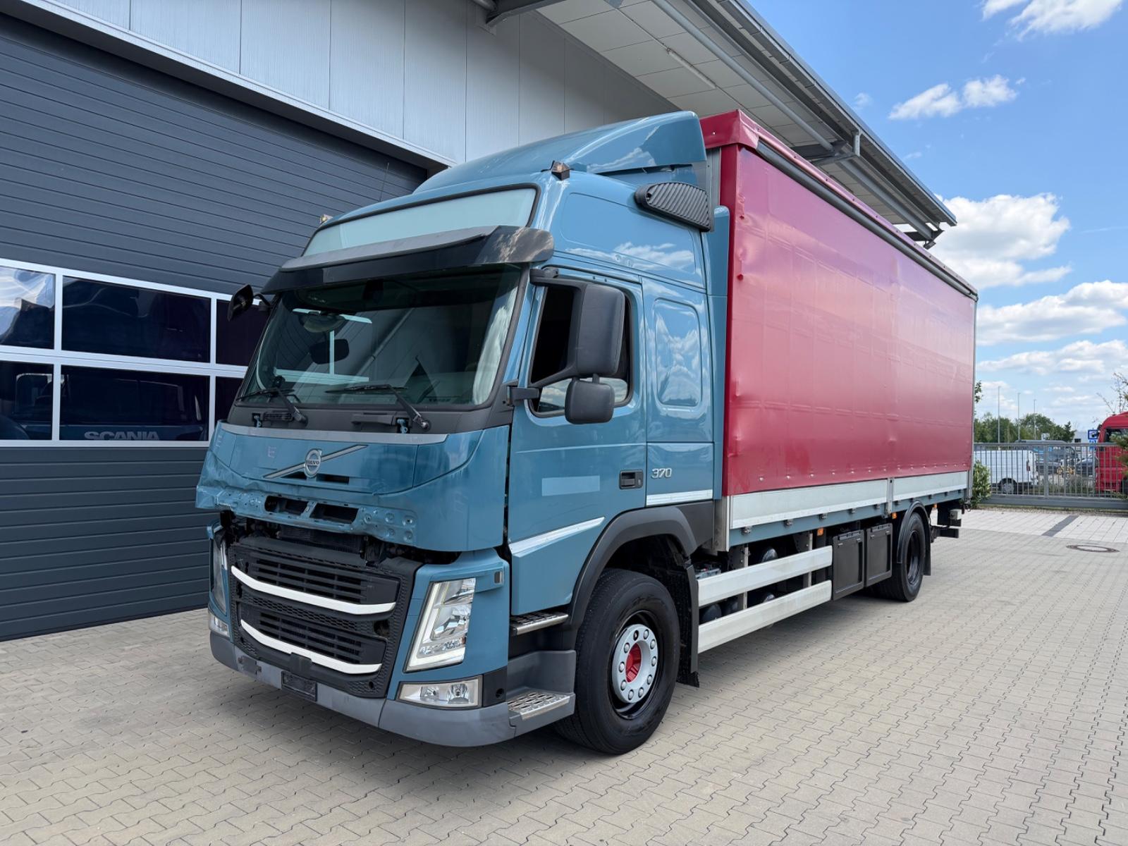 Volvo FM 370,E6,Pritsche-Plane,Edscha,LBW,Top,1. Hand