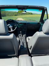 BMW E30 Cabrio schwarz Leder Silbergrau Hardtop - BMW 3 Series: Roadster, E30