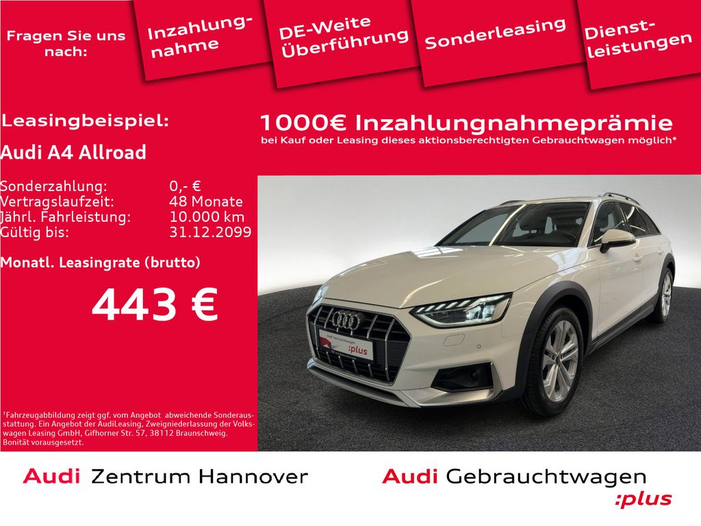 Audi A4 allroad quattro 40 TDI AHK LED Kamera DAB vir