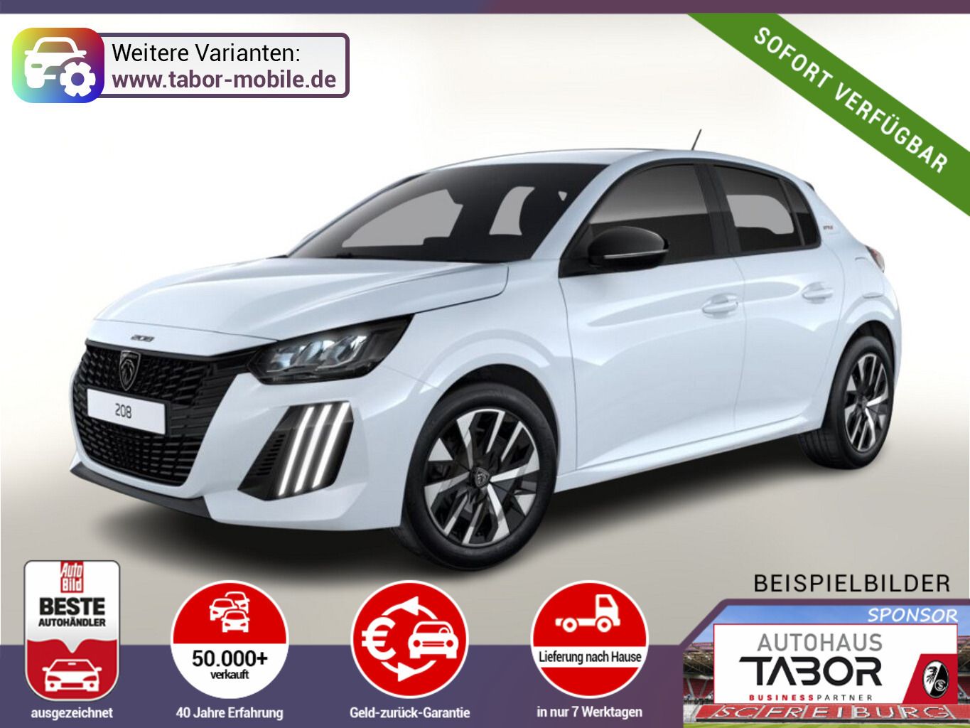 Peugeot 208 Style SHZ LED PDC Temp UVP-36%*