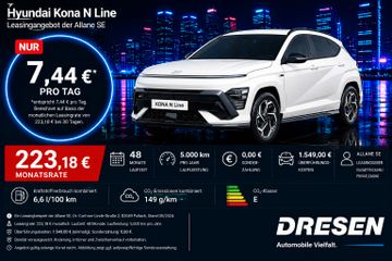 Hyundai Leasingangebot: Hyundai KONA 1.6 N Line I Automatik I LED I Navi i Sitzh
