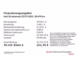 Audi Q3 advanced 35 TDI S tronic *ACC*AHK*R-KAM*18''* - Audi Q3 Jahreswagen