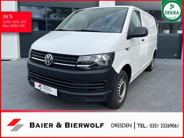 Volkswagen T6 Transporter Kasten Klima PDC EURO 6 102 PS