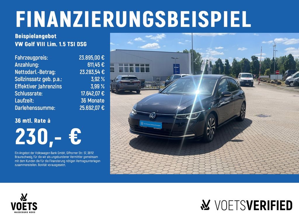 Golf VIII Lim.  1.5  TSI  DSG Active MATRIX-LED+