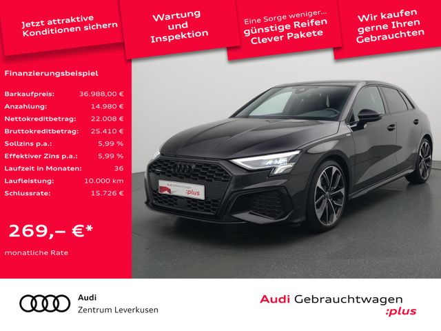 Audi A3 Sportback quattro S line VIRT PANO LED SHZ