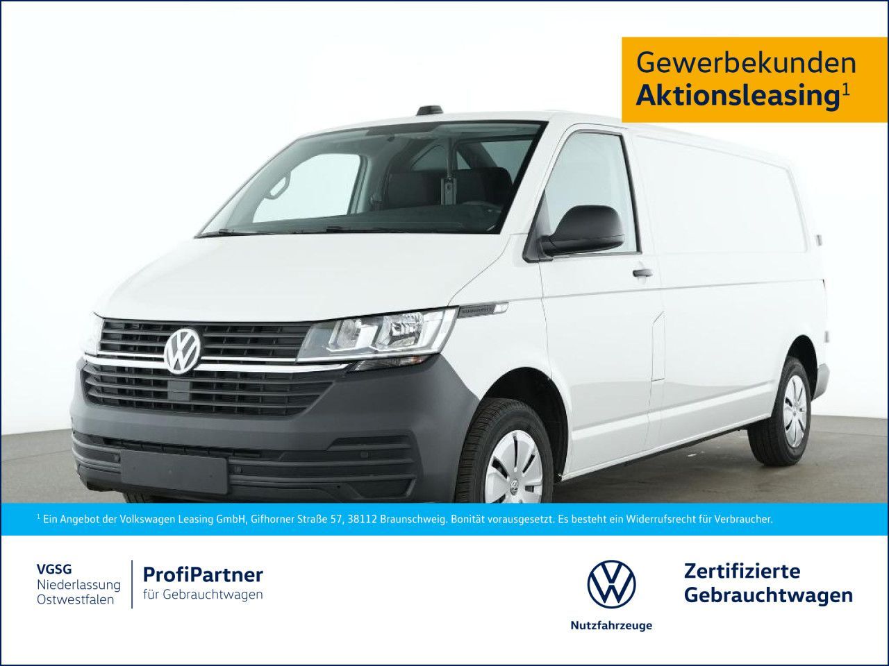 Volkswagen T6.1 Transporter Kasten Lang AHK Navi Bluetooth