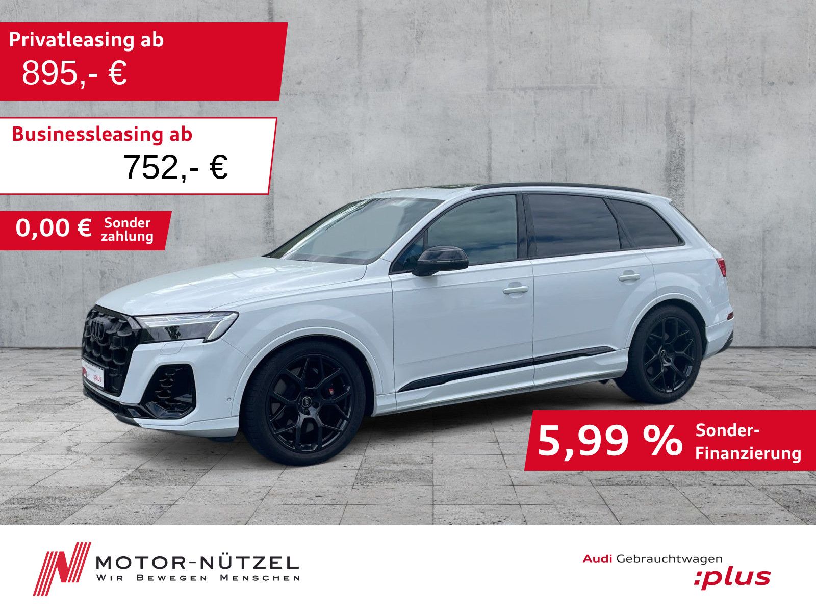Audi SQ7 TFSI QU MATRIX+NAVI+HuD+B&O+AIR+ACC+AHK+PANO