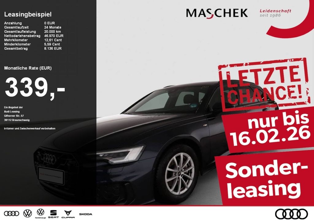 A6 Avant S line 40 TDI S tronic Black Memory HUD