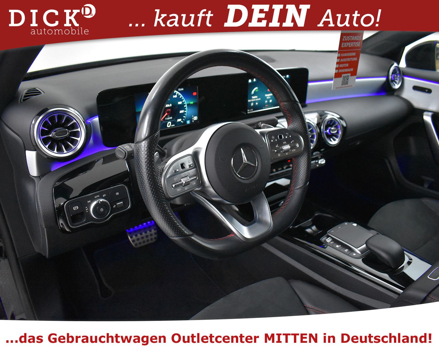 MERCEDES-BENZ A200d LIMO 2X AMG Line NIGHT+PANO+WIDES+LED+NAVI - Image 10