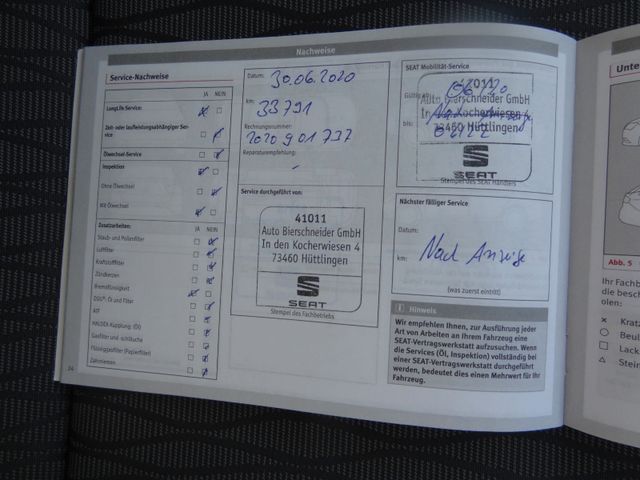 Fahrzeugabbildung Seat Leon Style/Automatik/1.Hd/Navi/PDC/80TKM/