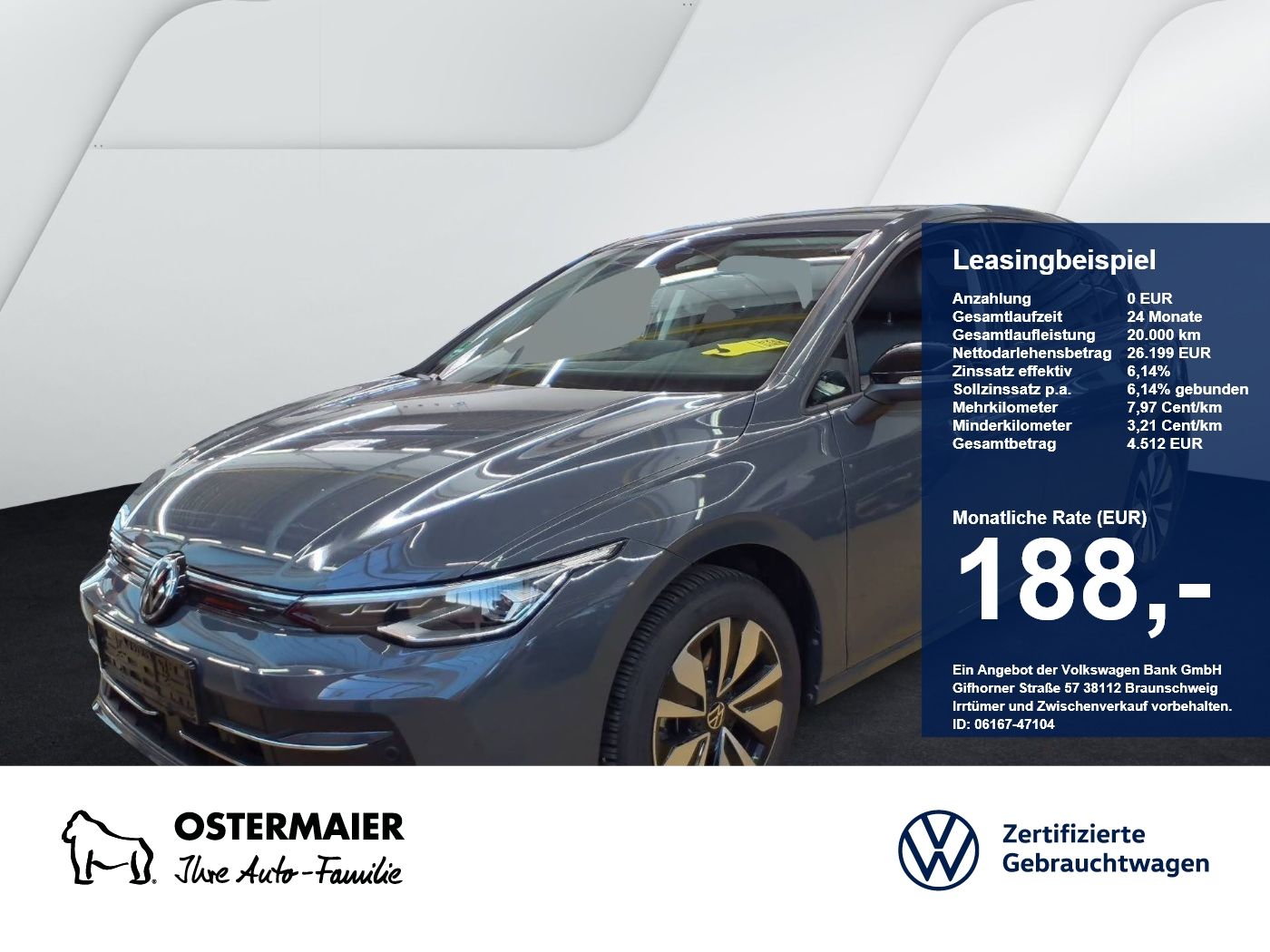 Volkswagen Golf VIII GOAL 2.0TDI 150PS DSG ACC.AHK.KAMERA.N