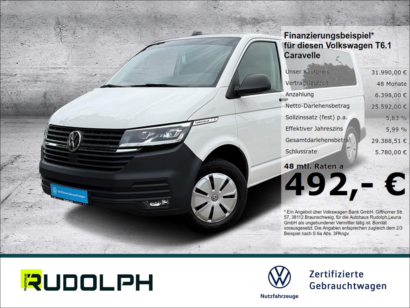 Volkswagen T6.1 Caravelle Trendline EcoProfi 2.0 TDI 6-Gang