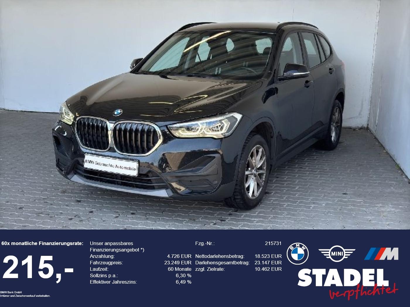 BMW X1 sDrive20d Advantage Navi.LED.AHK.RüKam.ParkAs