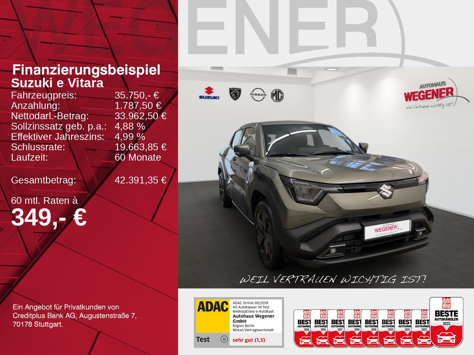 Suzuki e VITARA (61kWh) Comfort+ LED NAVI 360°