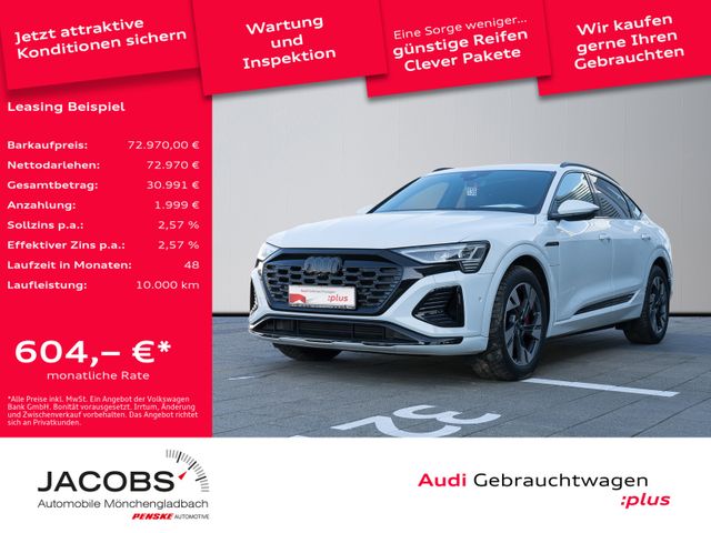 Audi Q8 Sportback e-tron 55 S line/Black+/Matrix/Pano