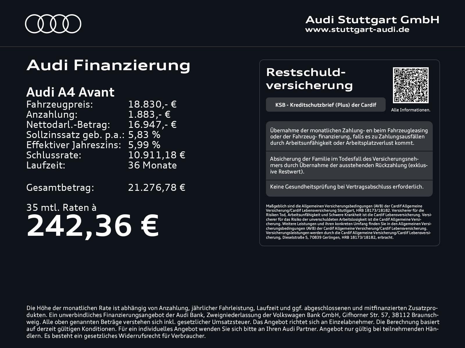 Audi A4 Avant advanced 35 TFSI AHK LED Navi+, миниатюра 2