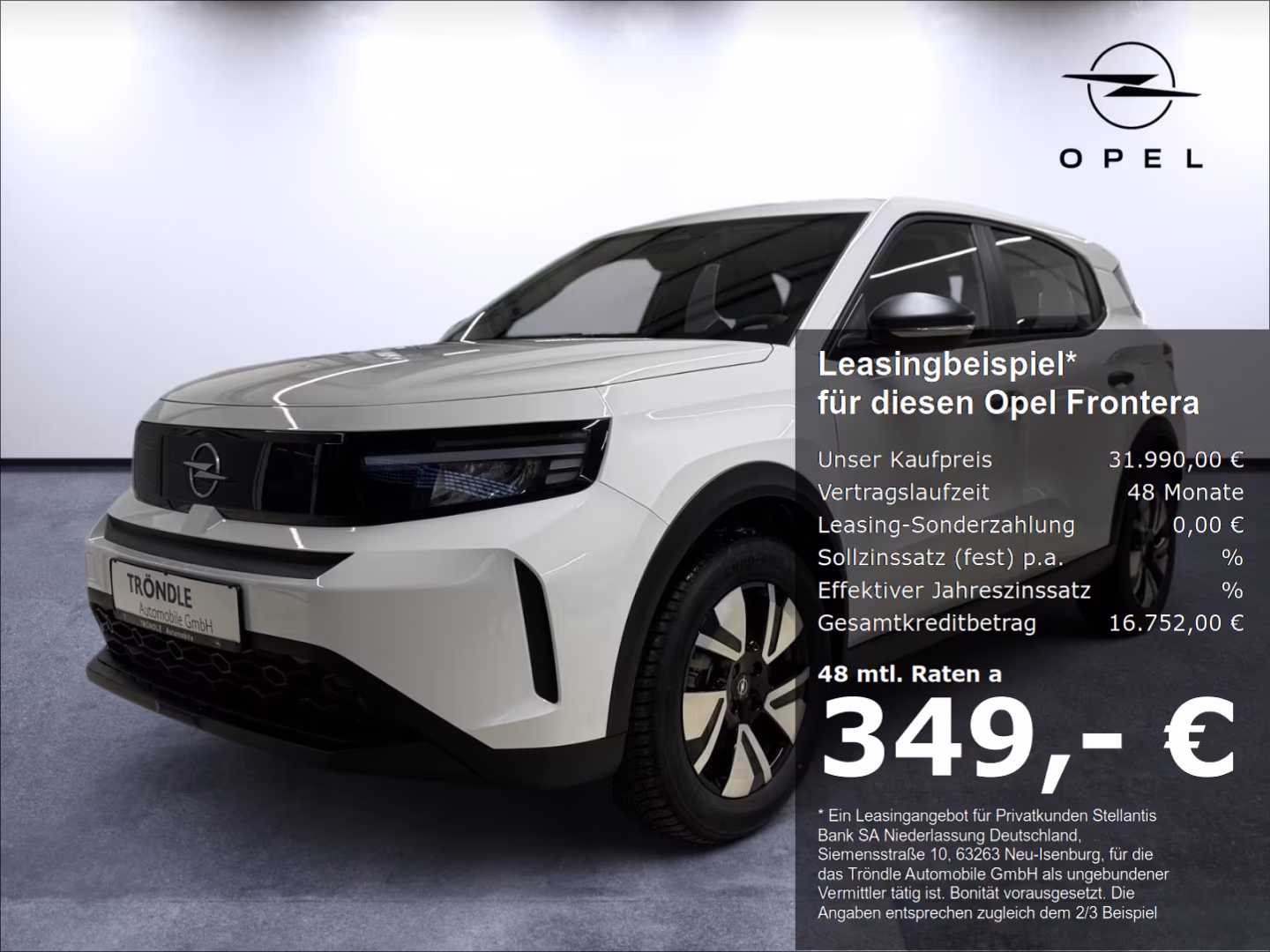 Opel Frontera Edition Extended Range LED Navi DAB Spu