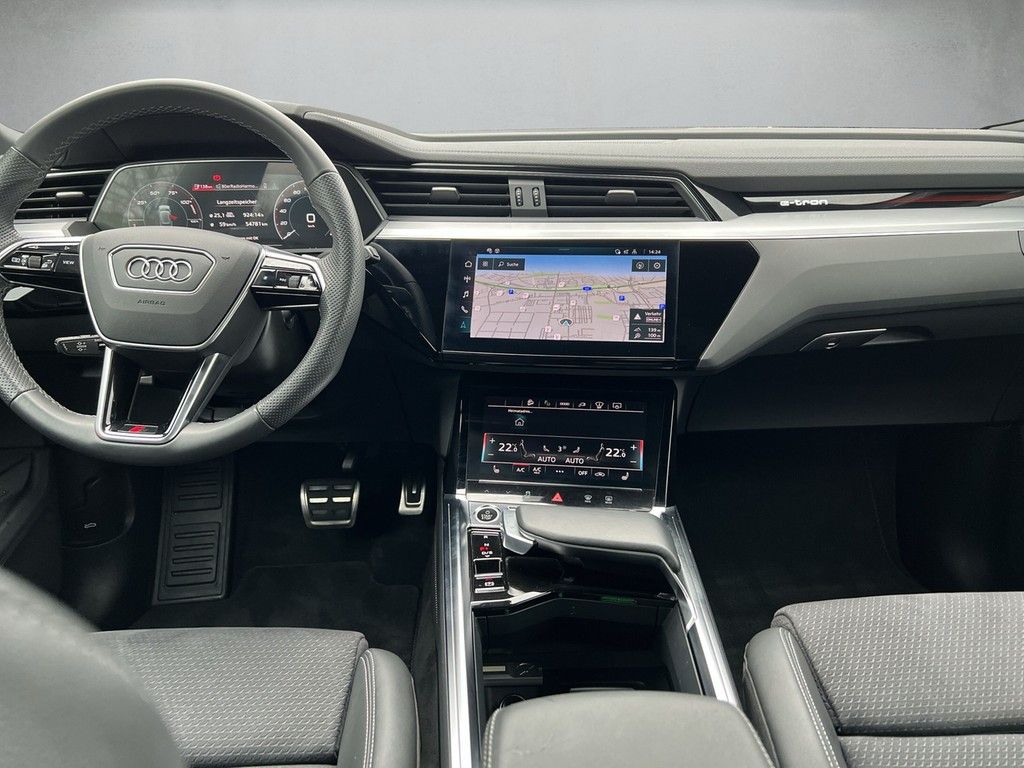 Audi Q8 e-tron advanced 50 quattro SOH94% Matrix AHK foto 9