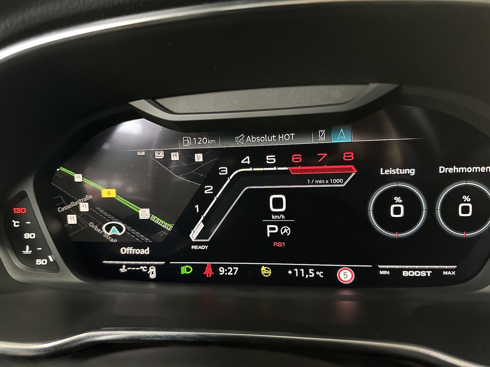 Fahrzeugabbildung Audi RS Q3 Sportback quatt/Matrix/RS-AbGas/Pano/RFK/