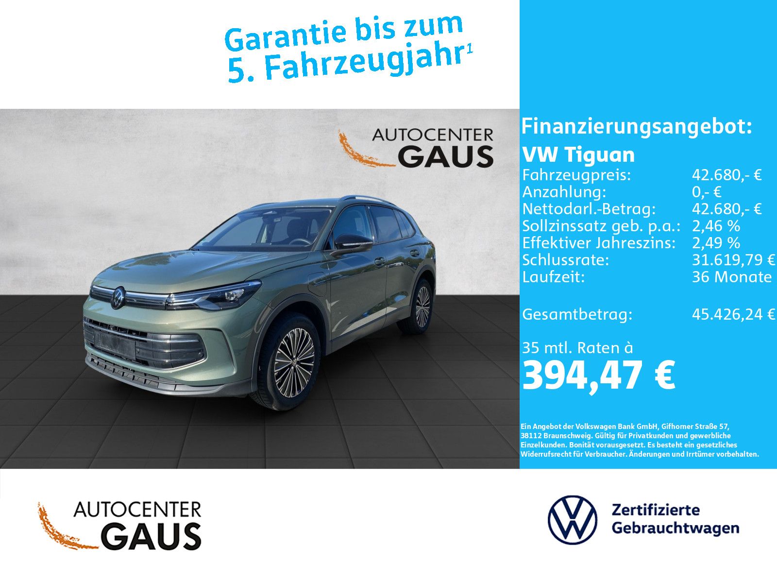 Tiguan Energy 1.5 TSI eHybrid DSG AHK*ACC*Navi