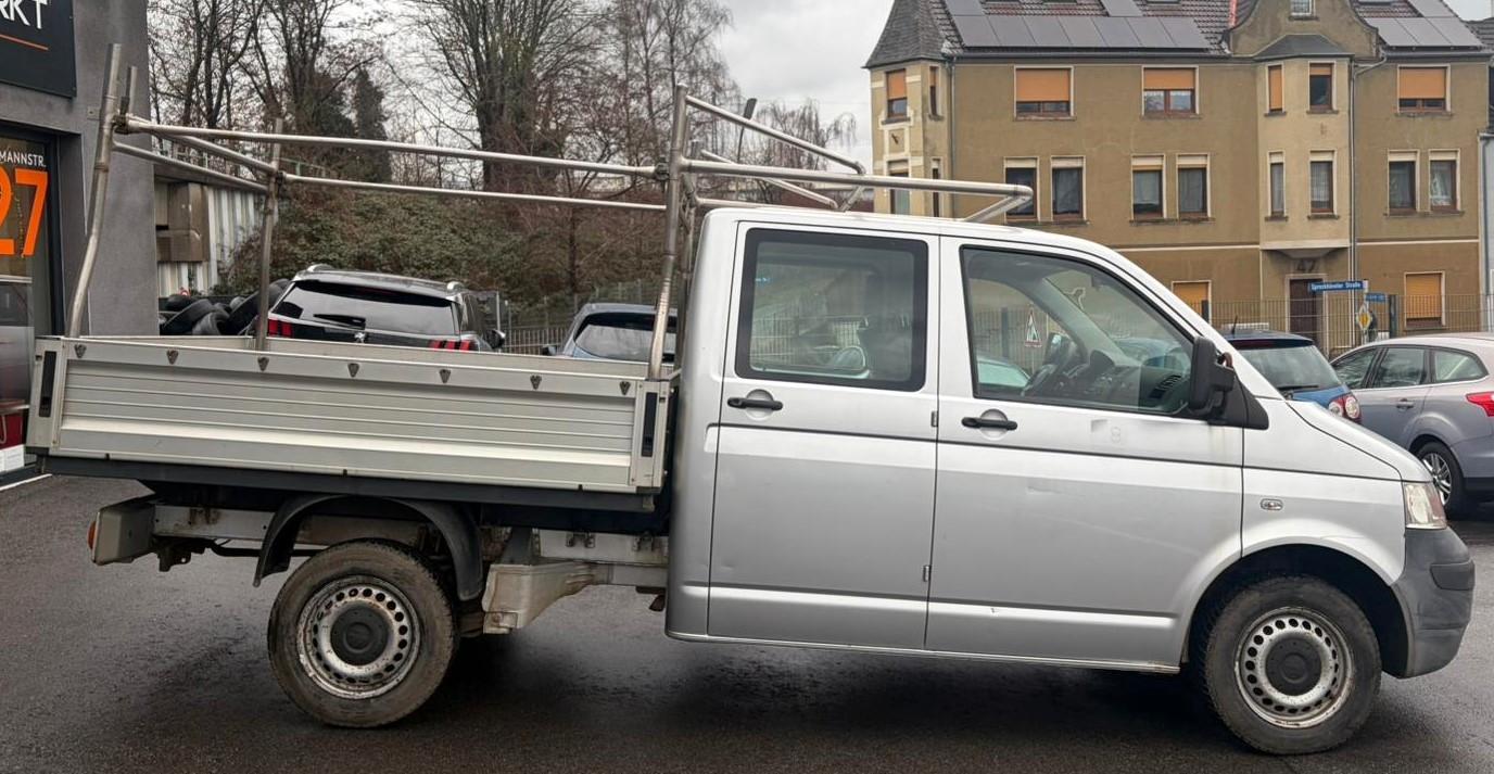 Volkswagen T5 1.9 TDI Pritsche Doppelkabine 6Sitzer AHK E4