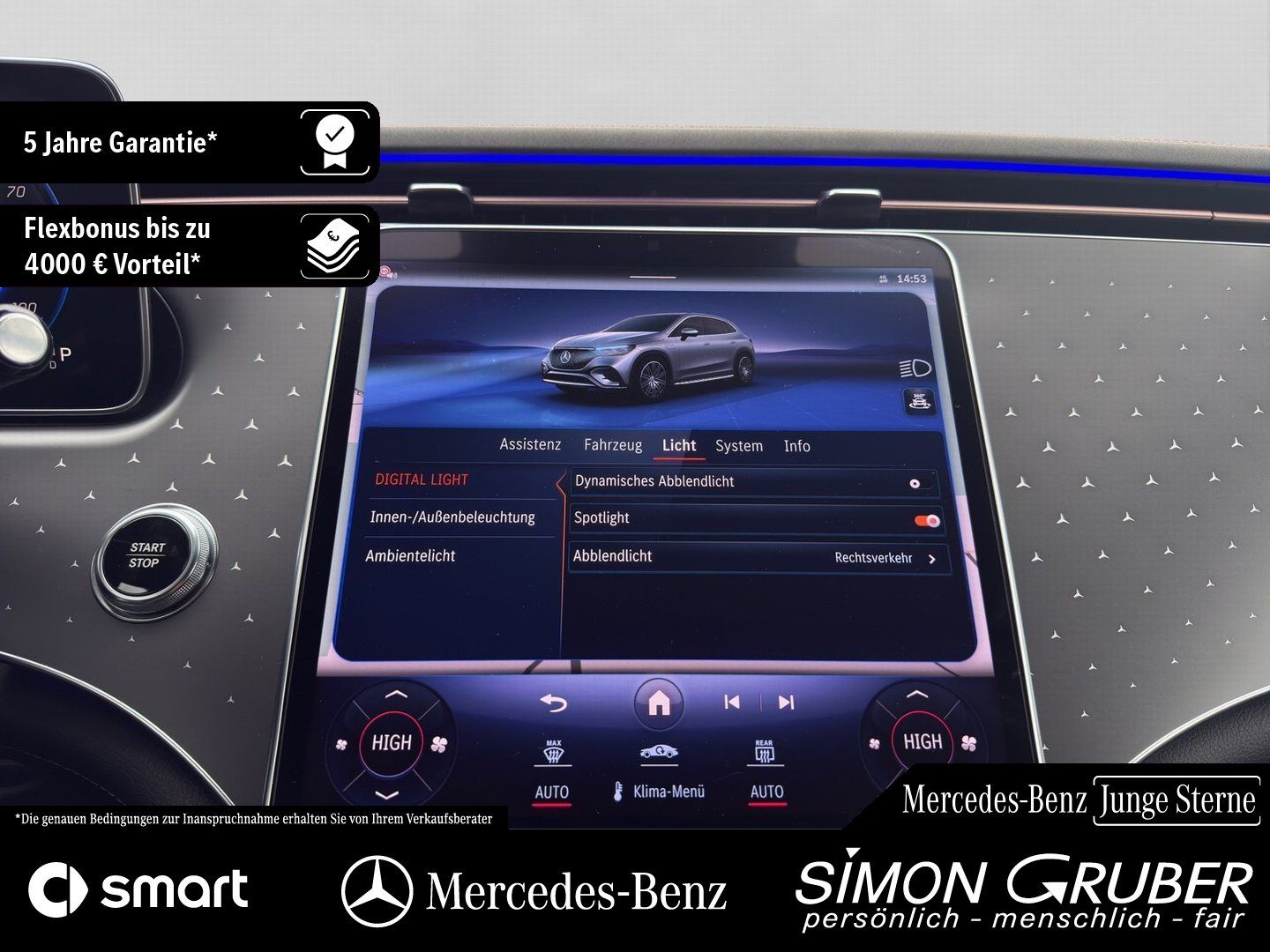 Fahrzeugabbildung Mercedes-Benz EQE 350 4M SUV AMG Pano Airmatic Leder AHK