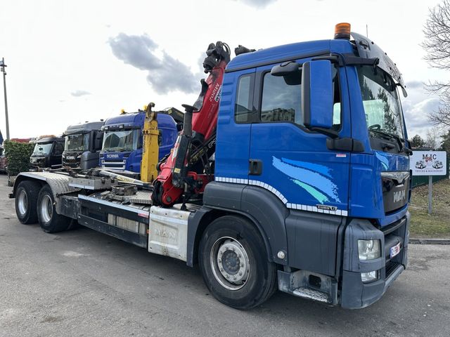 MAN TGS 33.480 6x4 BB HOOKLIFT + CRANE EPSILON M 120