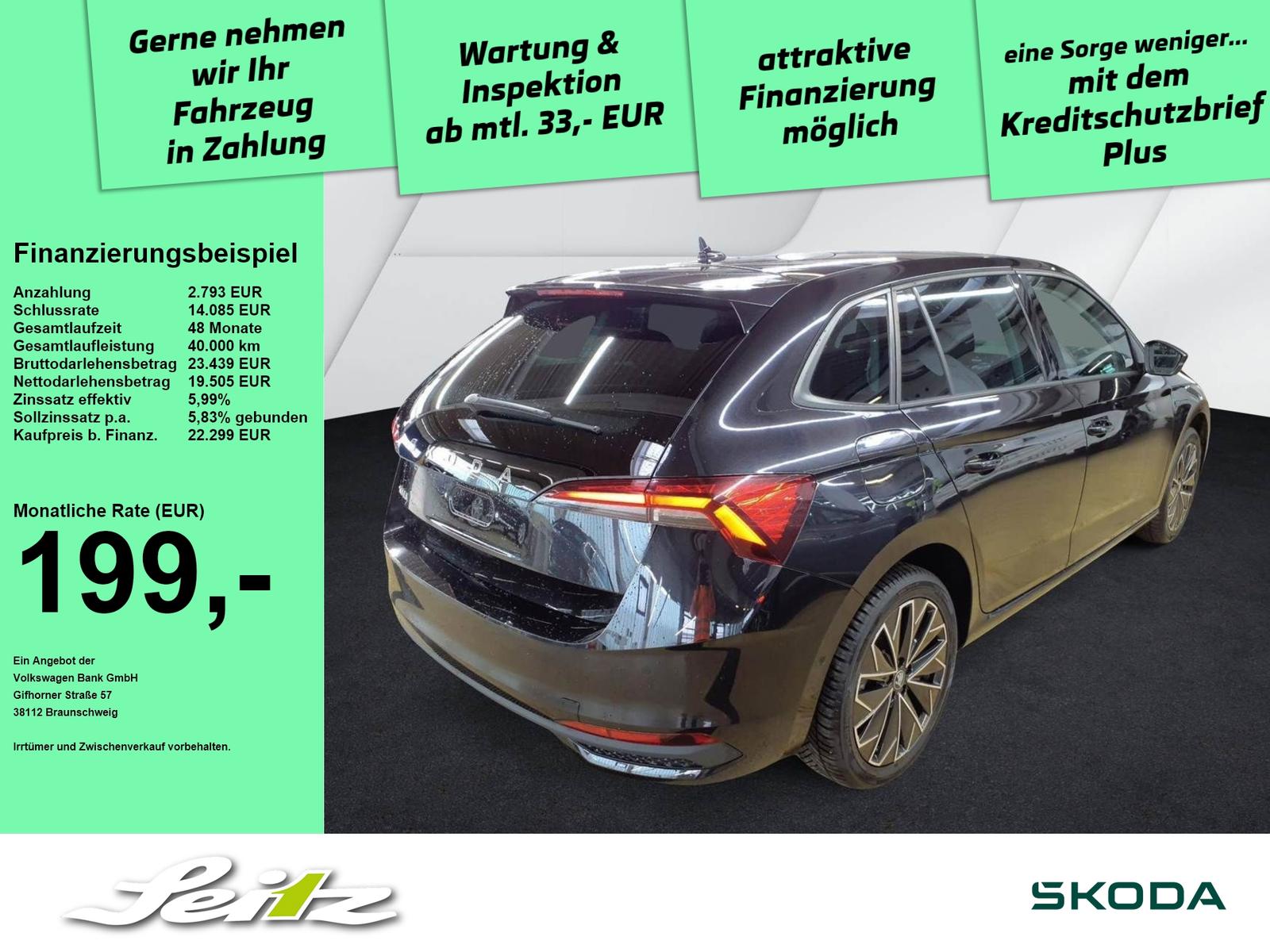 Skoda Scala 1.0 TSI Selection *MATRIX*KAMERA*NAVI*