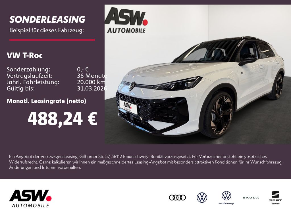 Volkswagen T-Roc R-Line NEUES MODELL 1.5eTSI Head-up ACC SH