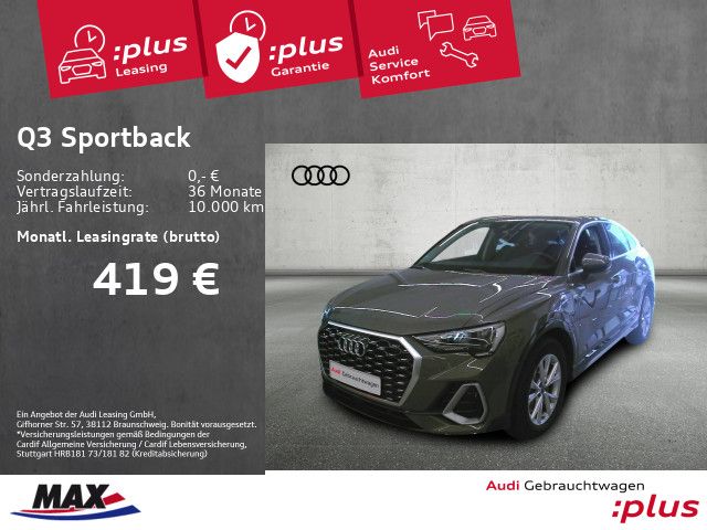 Audi Q3 Sportback 45 TFSI e S-LINE LED+VCP+AHK+NAVI+D