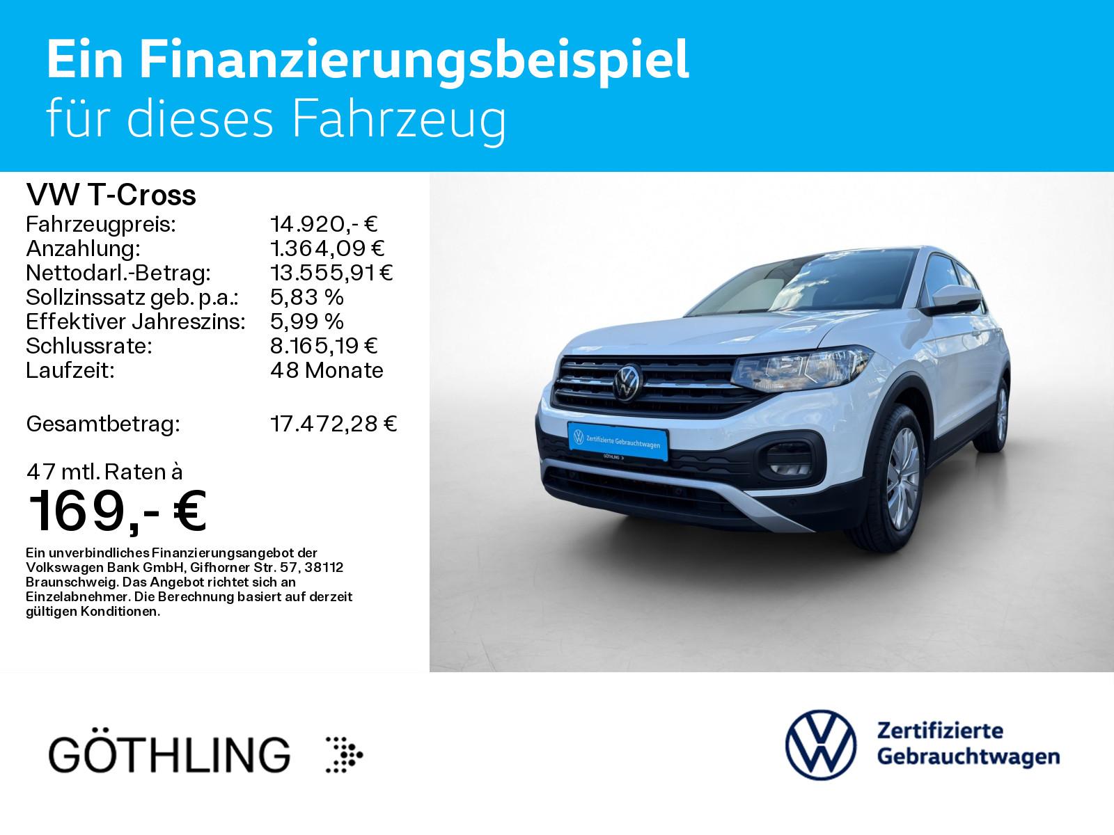Volkswagen T-Cross 70kW*LED*Sitzheizung*Navi*EPH vo+hi*, миниатюра 2