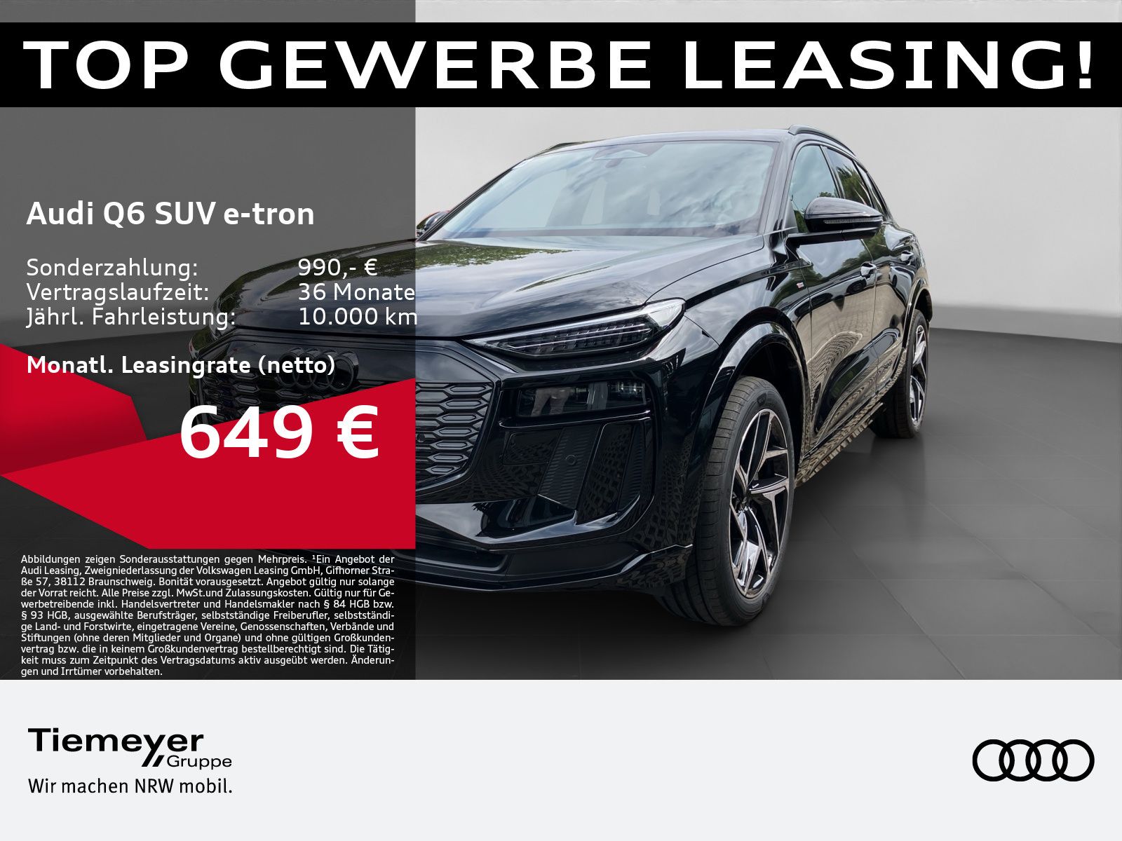 Audi Q6 SUV e-tron Audi Q6 SUV e-tron performance 225