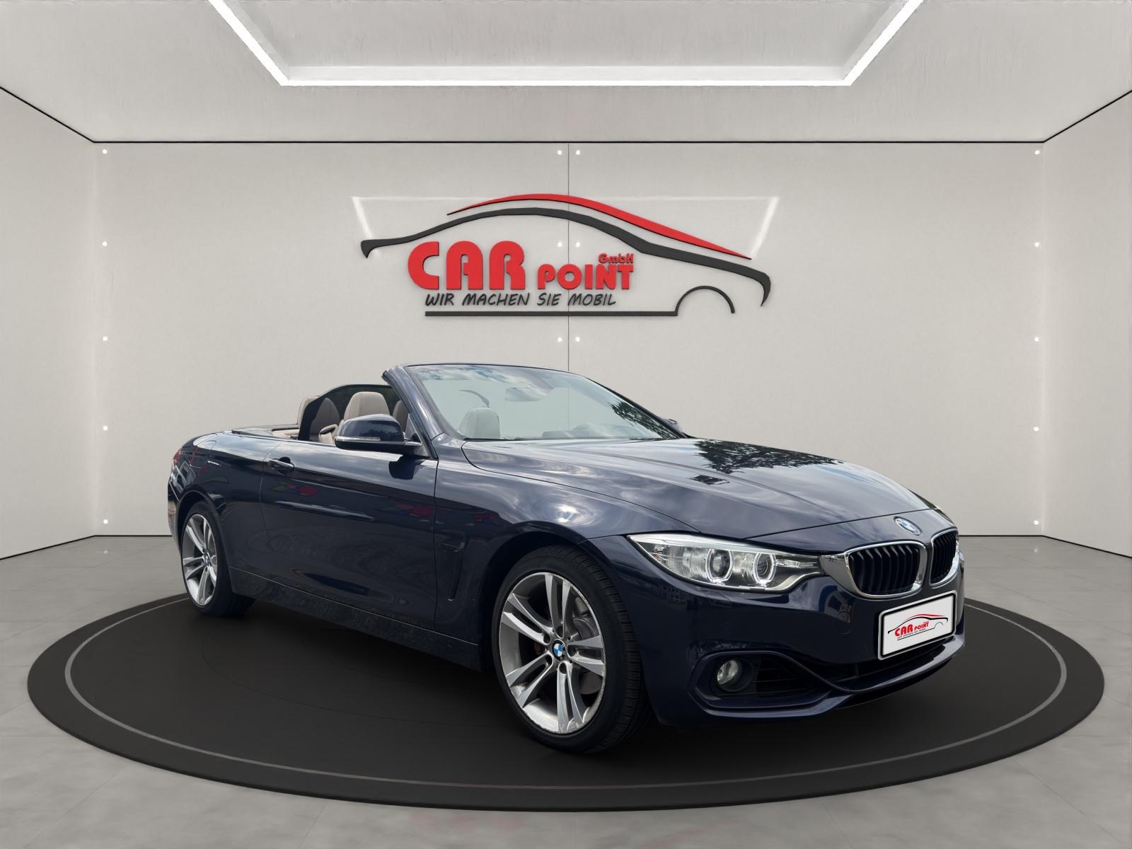 BMW 428i xDRIVE CABRIO AUTOMATIK APPLE HEAD UP LEDER