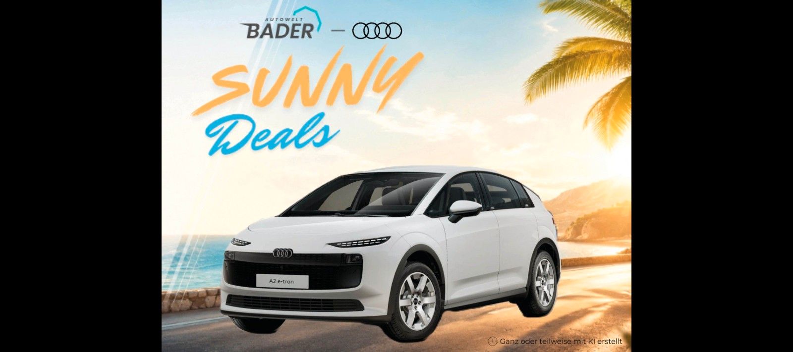 Audi A2 e-tron "Sunny Deals" AUTOWELT-BADER!